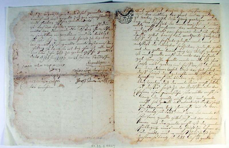 Lecture et transcription d’un acte notarié ancien