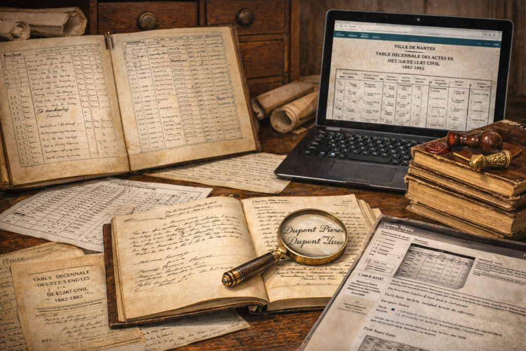 Recherche genealogique