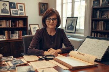 Documents familiaux liés à une découverte généalogique sensible